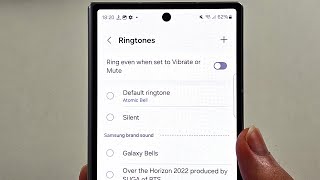 How To Change Ringtone in Samsung Galaxy Z Fold 6 [upl. by Cirone]