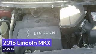 2015 Lincoln MKX 030129 [upl. by Xylon]