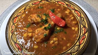 HARICOTS BLANCS LOUBIA A LA SAUCE TOMATE  RECETTE MAROCAINE TRES FACILE amp RAPIDE [upl. by Secor]