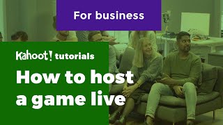 Kahoot for business how to host a kahoot live [upl. by Deckert]