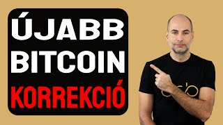 ÚJABB BITCOIN KORREKCIÓ Részletek [upl. by Africah503]