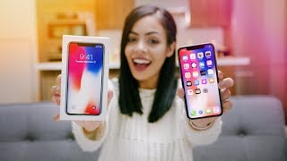 Apple iPhone X Unboxing amp Reaction [upl. by Oine]