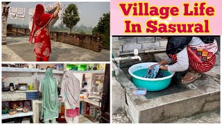 Village Life Routine In Sasural  Its Time for Fishing  Hum Do Hamare Chaar Vlogs [upl. by Jenette]