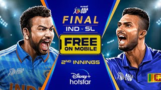 Asia Cup 2023  Finals  IND v SL  Second innings  DisneyPlus Hotstar [upl. by Aiel495]