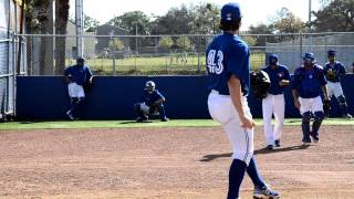 RA Dickey Throwing a Bullpen in Blue Jays Spring Training 2013 [upl. by Anua996]