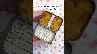 Rory Gilmore would’ve loved this ☕️🍁 DIY Altoids Wallet diy gilmoregirls fallcrafts [upl. by Nomaj]