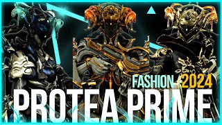 Warframe 2024 Protea Fashion Frame Highlights warframe proteaprime fashionframe fypシ [upl. by Llenrrad624]