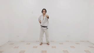 KARATE KATA 1 TUTORIAL KIHON [upl. by Klinger665]