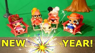 LOL SURPRISE DOLLS Celebrate NEW YEARS EVE With Posh amp Fireworks [upl. by Elroy]