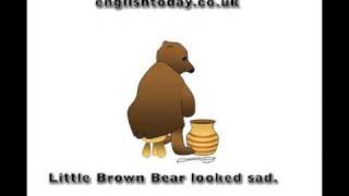 Learn English Fun The Little Brown Bear Limerick [upl. by Llirpa632]