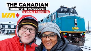 Via Rail The Canadian Toronto To Vancouver  5 Days amp 4 Nights In a Cabin For 2 [upl. by Pebrook]