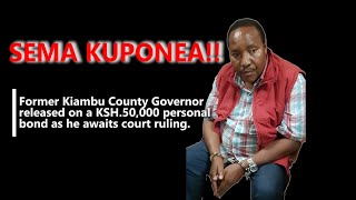 quotSEMA KUPONEAquot WAITITU RELEAVED AS COURT RELEASE HIM ON A PERSONAL BOND [upl. by Hluchy]