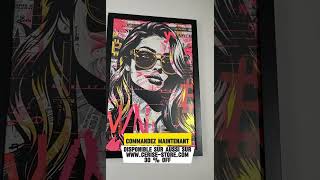 Cerise Store  Le Street ART en Édition Limitée Qui Sublime Vos Espaces canvas frame poster art [upl. by Amilas755]