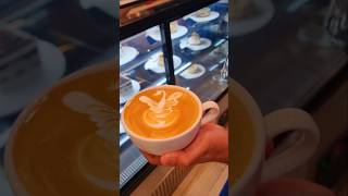 Moon🌙Flying SwanLatte latteart coffeelover hindisong shorts shortvideo youtubeshorts barista [upl. by Sheryl]