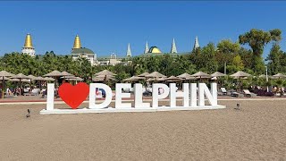 Delphin Diva Hotel Beach 🌴🌊 [upl. by Ativahs]