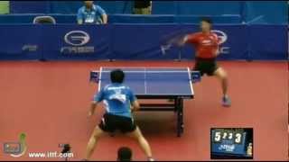 Japan Open 2012  Muramatsu Vs Li Hu [upl. by Dailey]