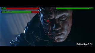 T800 vs T1000 with healthbars [upl. by Dollar689]