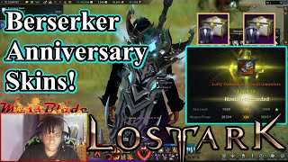 Lost Ark All Berserker Anniversary Skins 2023  Artillerist Arena PVP Gameplay [upl. by Yntirb]