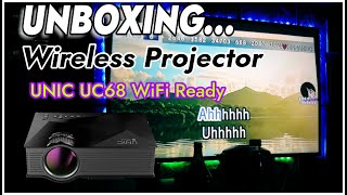 Unboxing Unic UC68 Mini Projector [upl. by Nesyaj867]