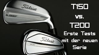 Titleist T150 vs T200 Erste Tests mit der neuen Titleist Serie [upl. by Hassadah]