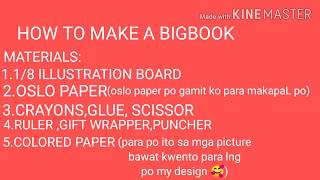 HOW TO MAKE BIGBOOKUSE ILLUSTRATION BOARD [upl. by Bork759]