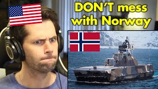 American Reacts to the Norwegian SkjoldClass Corvette [upl. by Berners149]