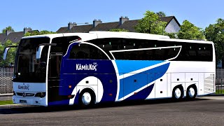 ETS2  Travego S 17 SHD V8 Stockholm to Göteborg  Update 150 [upl. by Lanahtan]