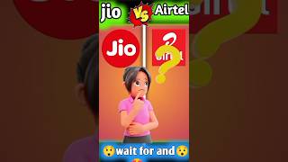 jio vs airtel comparison video  shorts facts factsvikash100k [upl. by Caiaphas730]