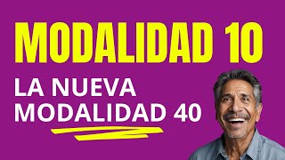 🔴En Vivo Cómo lograr una gran pensión con Modalidad 10 la nueva Modalidad 40 [upl. by Banks]