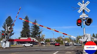 Railroad Crossing  SE Geary Street 1 Albany OR [upl. by Obel]