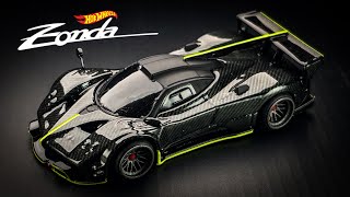 Pagani Zonda R Carbon Hotwheels Custom [upl. by Eednar]