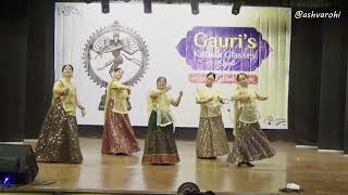 Piya Tose Naina Lage Re Gauris Kathak classes Chembur Annual Kathak Show at Gjatkopar [upl. by Einahpet790]