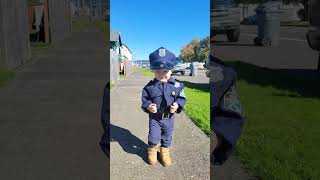 Little Logan On Patrol  Cutest Cop  shortsviral shorts [upl. by Trebuh]