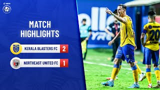 Highlights  Kerala Blasters 21 NorthEast United FC  Match 81  Hero ISL 202122 [upl. by Lyreb]