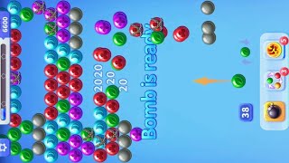 Bubble Shooter Gameplay  Bubble Shooter game level 32 [upl. by Hotze]