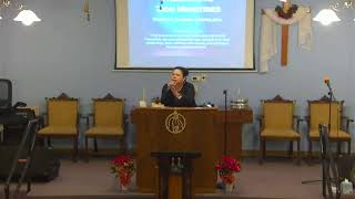 Sunday Morning Service Pastor Monica Sandoval 12824 [upl. by Aylatan646]