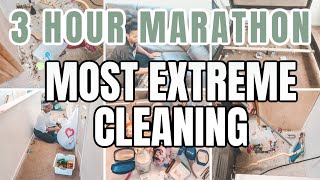 OVER 3 HOURS OF CLEANING MOTIVATION  EXTREME CLEAN WITH ME MARATHON 2021  FILTHY HOUSE MARATHON [upl. by Mansoor]