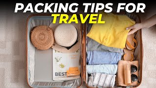 7 BEST Packing Tips for Travel👝 INSTANTLY Save Space [upl. by Jecoa]