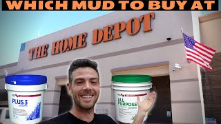 Buying Drywall Products at Home Depot in the USA [upl. by Ilenay424]