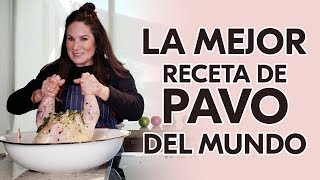 Receta ¡El MEJOR PAVO del mundo El más rico y fácil  Gloria Calzada es Puro Glow [upl. by Rayham]