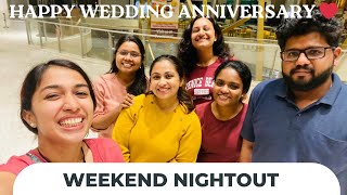 A Weekend Night Out  Happy Wedding Anniversary Neerajettan amp Pallavi Chechi [upl. by Suneya]