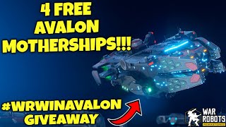 EndedAVALON GIVEAWAY IN WAR ROBOTS WRWinAvalon [upl. by Randene]