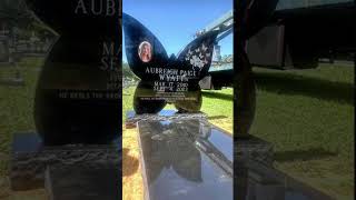 Aubreighs headstone 🕊️🩷 [upl. by Annaira]