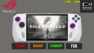 Silent Hill 2 Remake On The ROG ALLY Performance Review  Benchmark 1080P 900P 720P [upl. by Nehr]