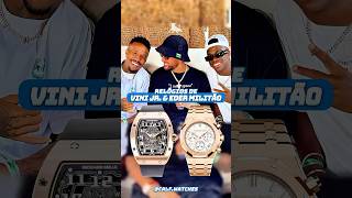 Relógios de VINI JR amp MILITÃO 🤩  Richard Mille ou Audemars Piguet  🤔  watches relogio shorts [upl. by Brittain]