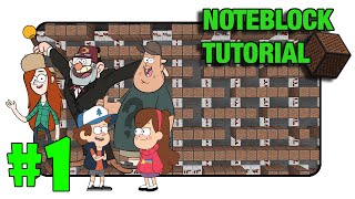 Gravity Falls quotThemequot  Note Block Tutorial PART 1 Minecraft XboxPs3 [upl. by Eirallam]