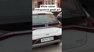 White colour evergreen h gaadi pr [upl. by Scales]