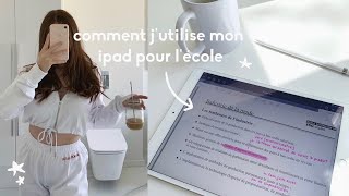 comment jutilise mon iPad pour lécole note taking tips planification [upl. by Aikal406]