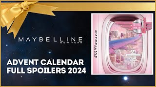 MAYBELLINE NEW YORK ADVENT CALENDAR REVEAL 2024 [upl. by Freeland878]