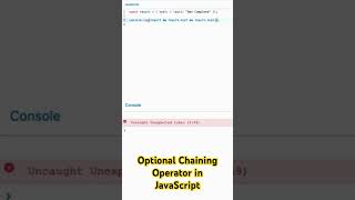 Optional chaining is the BEST JavaScript feature ever [upl. by Diba615]